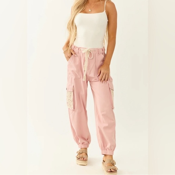 POL Pink Cargo Joggers - Picture 6 of 7